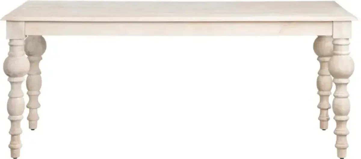 Crestview Collection Harvest White Dining Table