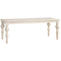 Crestview Collection Harvest White Dining Table