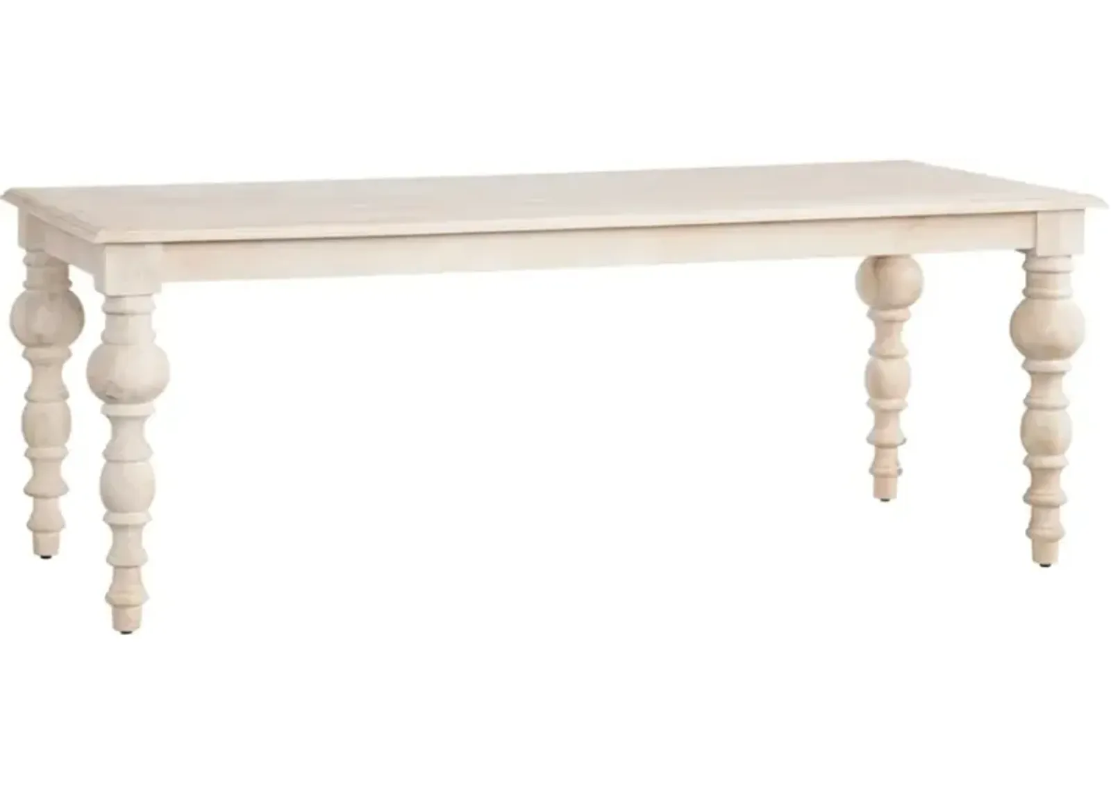 Crestview Collection Harvest White Dining Table