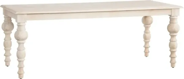 Crestview Collection Harvest White Dining Table