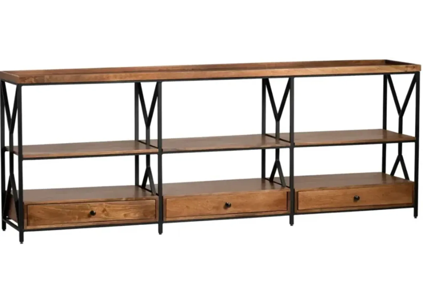 Crestview Collection Farley Brown Console Table