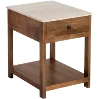 Crestview Collection Liam Brown Side Table