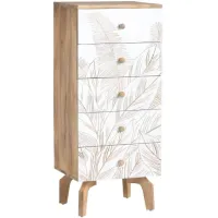 Crestview Collection Seaside White Drawer Chest