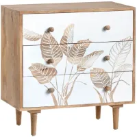 Crestview Collection Seaside White Drawer Chest