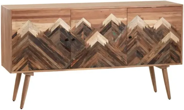 Crestview Collection Sierra Nevada Brown Sideboard