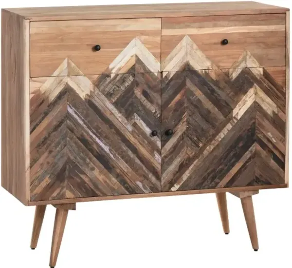 Crestview Collection Sierra Nevada Brown Cabinet