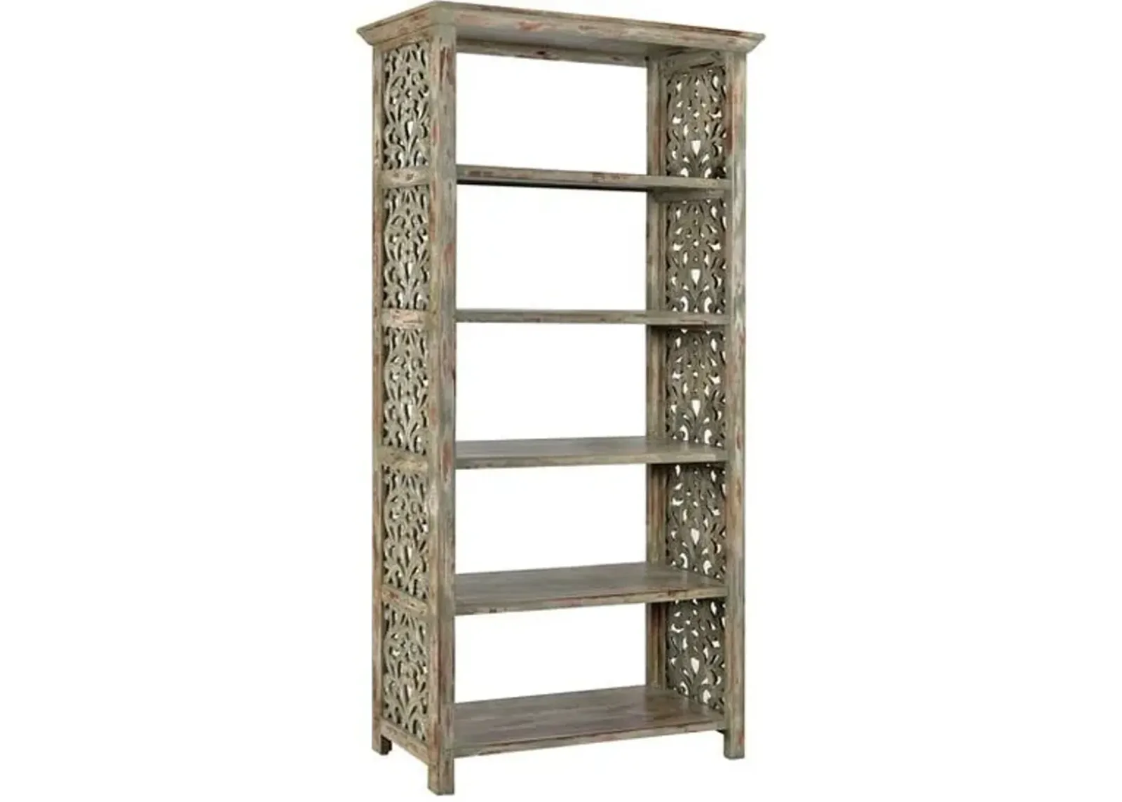 Crestview Collection Bengal Manor Gray Etagere