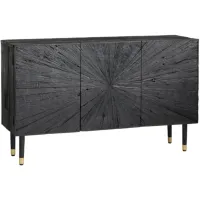 Crestview Collection Obsidian Black Sideboard