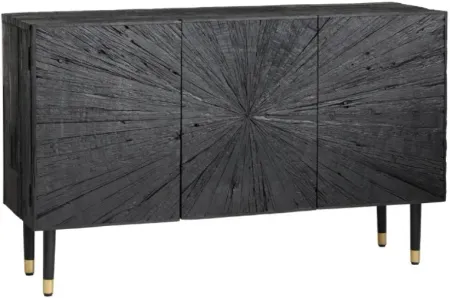 Crestview Collection Obsidian Black Sideboard