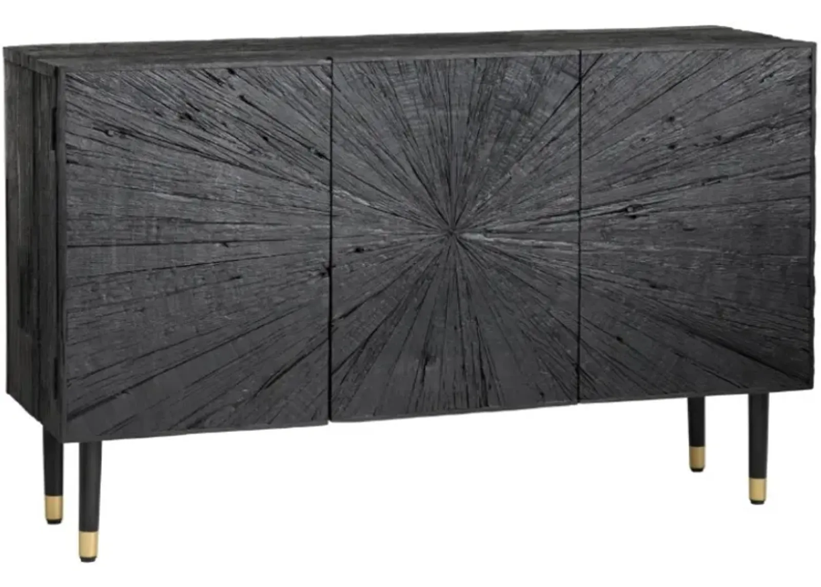 Crestview Collection Obsidian Black Sideboard