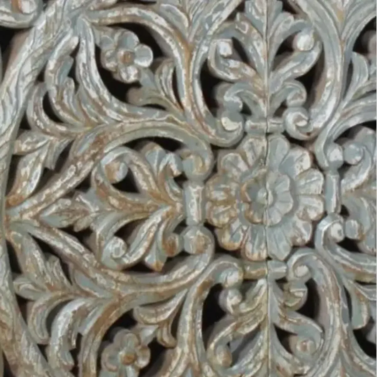 Crestview Collection Bengal Manor Gray Cabinet