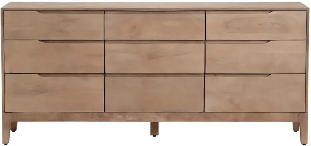 Crestview Collection Harper Brown Nine-Drawer Chest