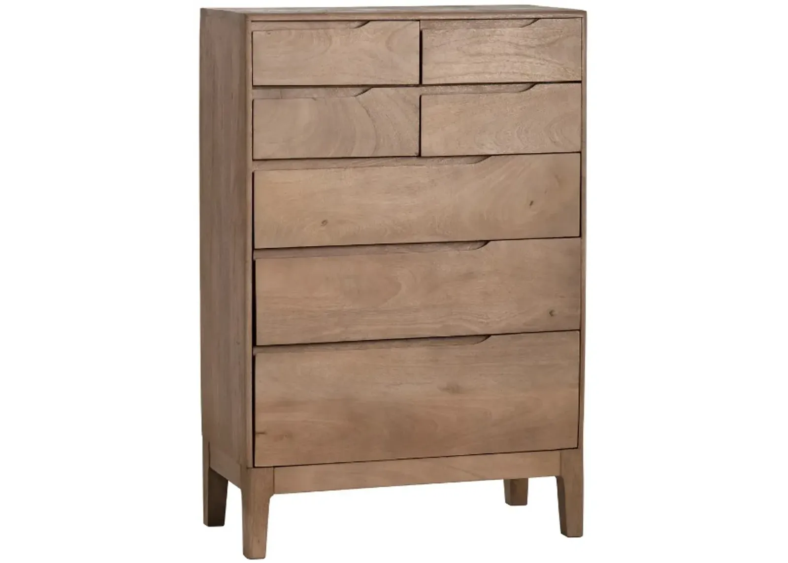 Crestview Collection Harper Brown Seven-Drawer Chest