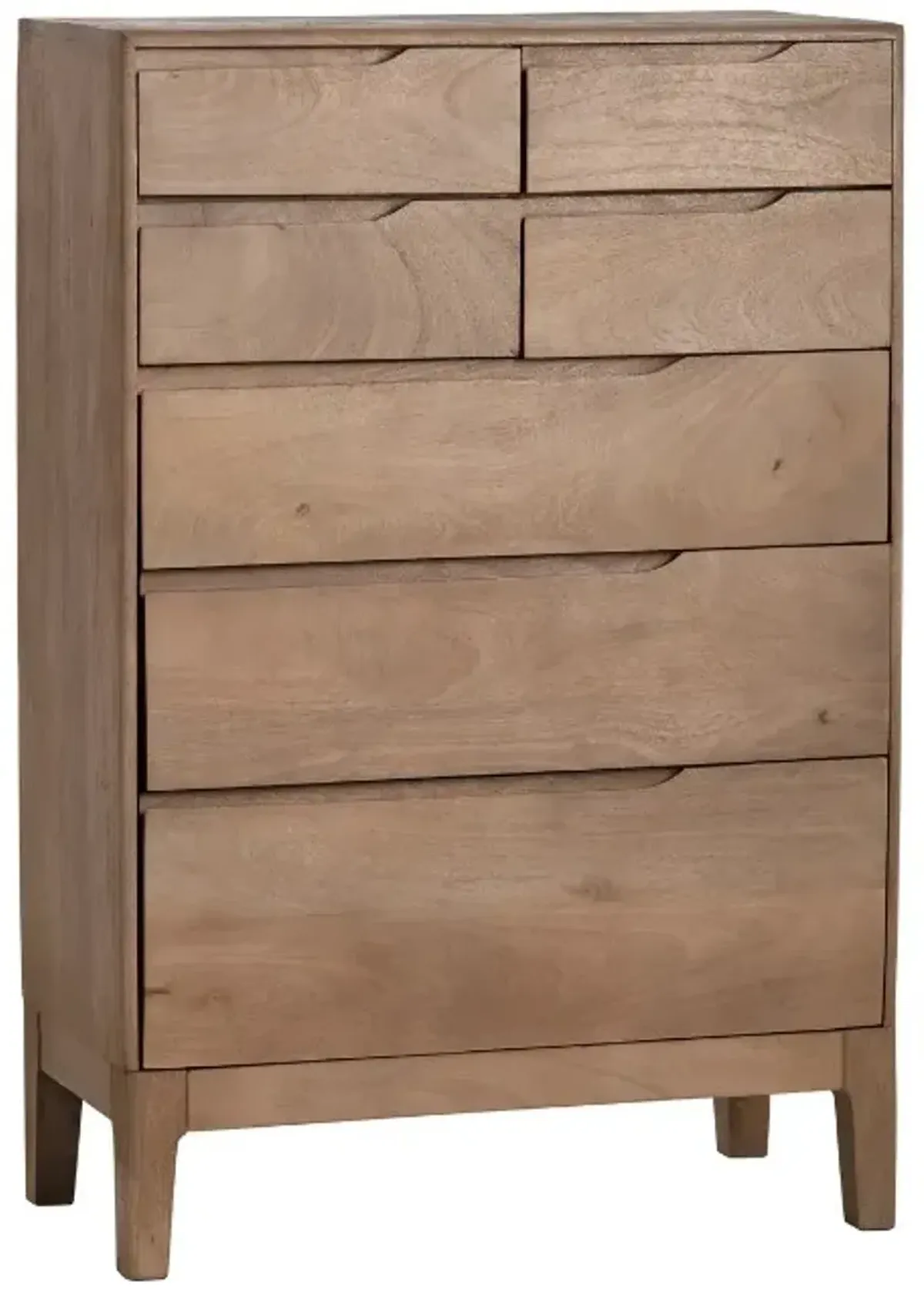 Crestview Collection Harper Brown Seven-Drawer Chest