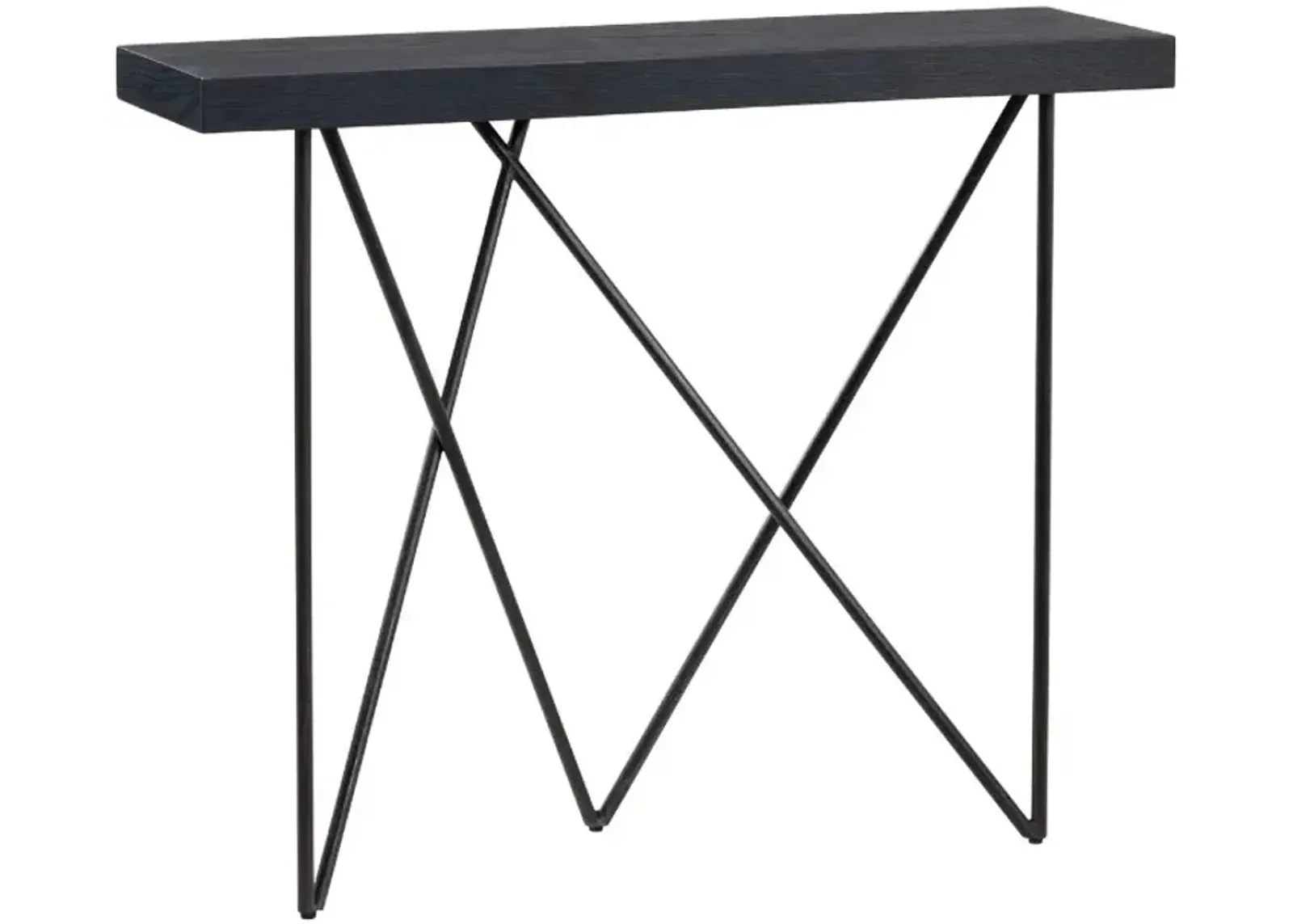 Crestview Collection Felix Black Console Table