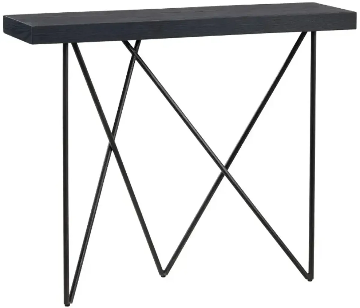 Crestview Collection Felix Black Console Table