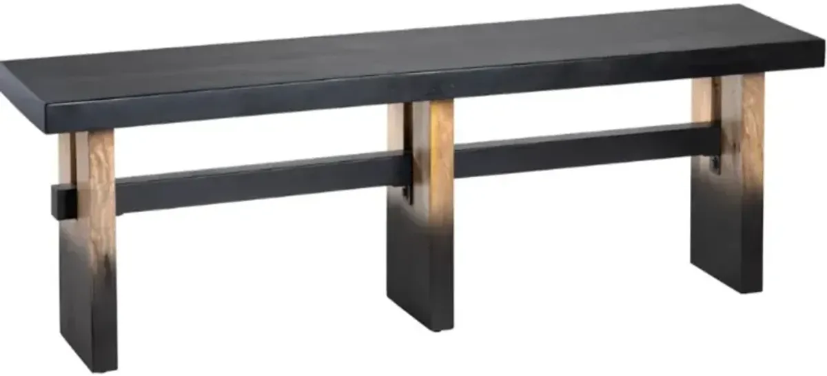 Crestview Collection Horizon Black Bench