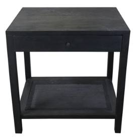 Crestview Collection Barbados Black End Table