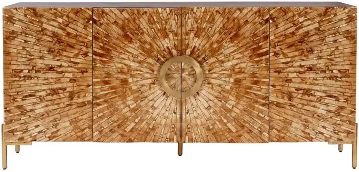 Crestview Collection Safari Brown Sideboard