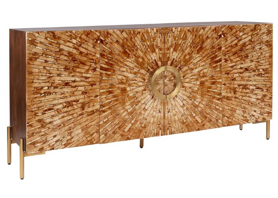 Crestview Collection Safari Brown Sideboard