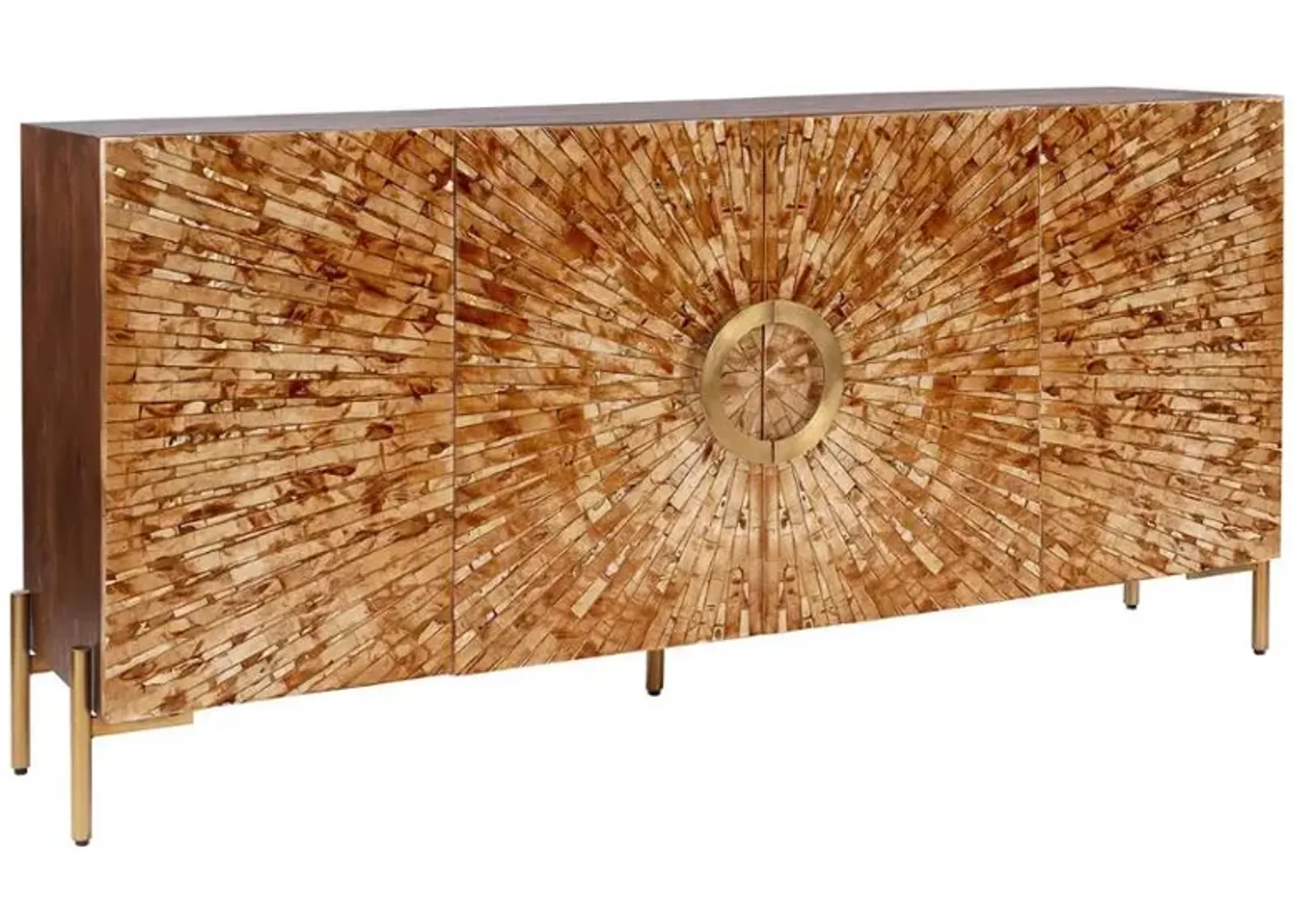 Crestview Collection Safari Brown Sideboard