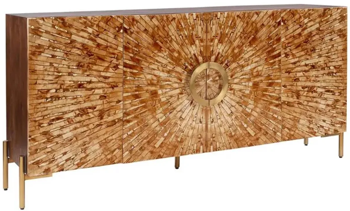 Crestview Collection Safari Brown Sideboard