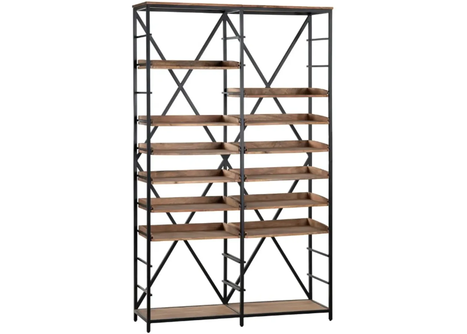 Crestview Collection Thomas Black/Natural Etagere