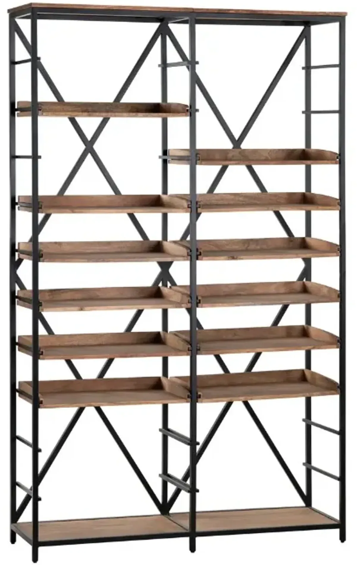 Crestview Collection Thomas Black/Natural Etagere