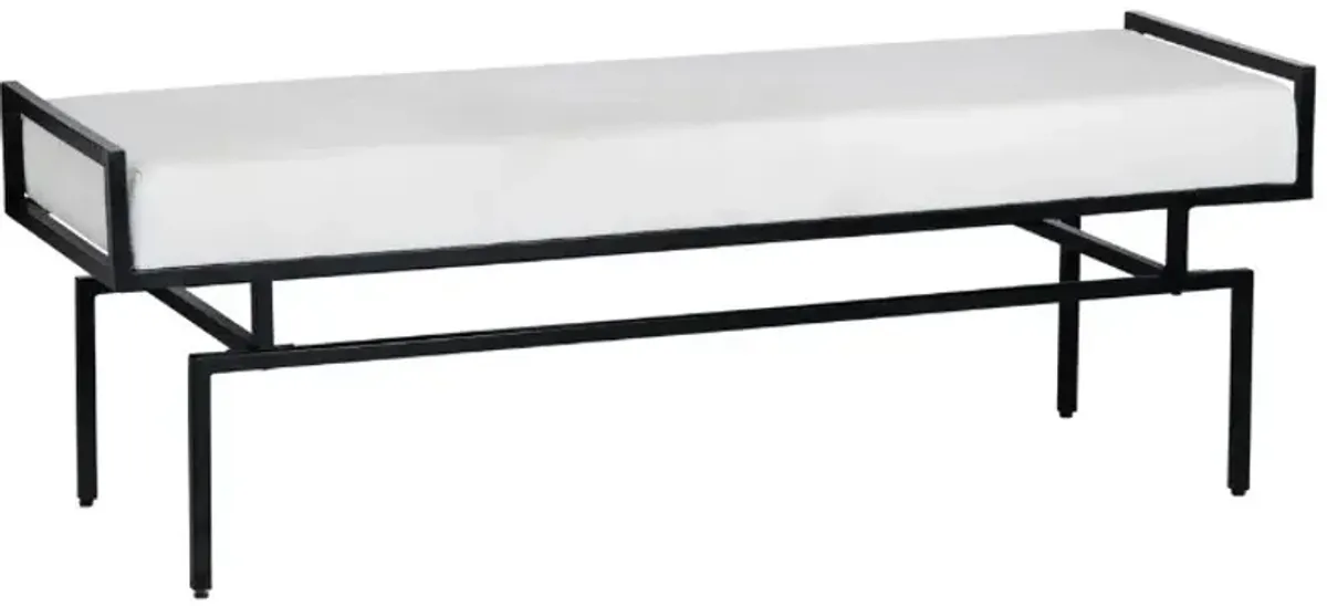 Crestview Collection Zara Black/White Bench