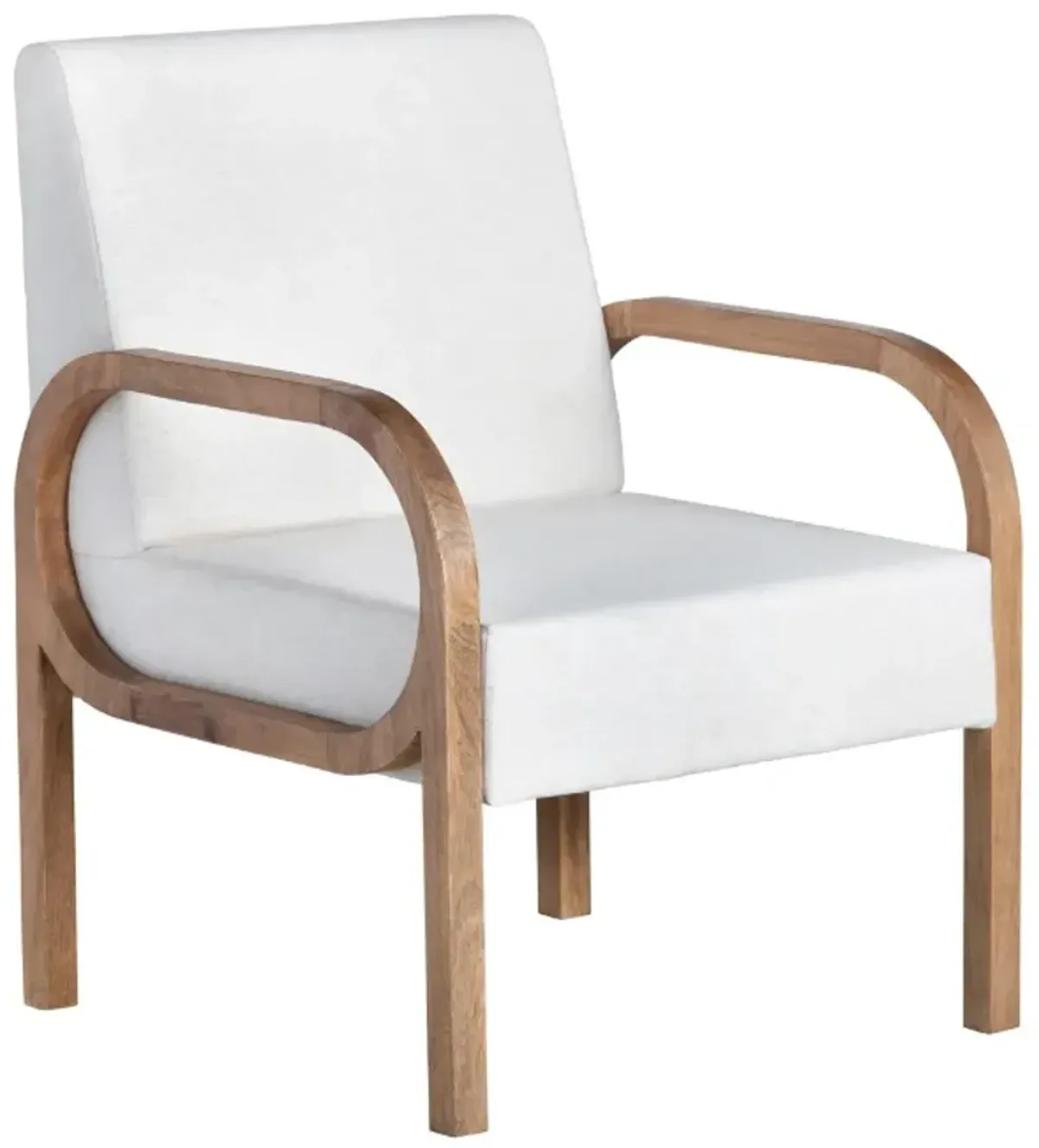 Crestview Collection Chico Natural/White Accent Chair