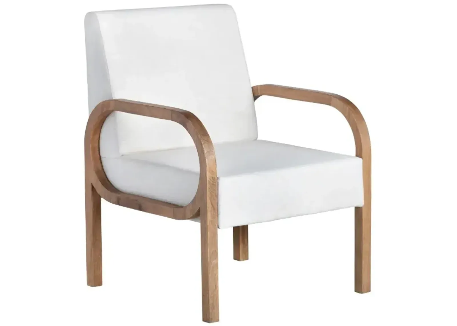 Crestview Collection Chico Natural/White Accent Chair