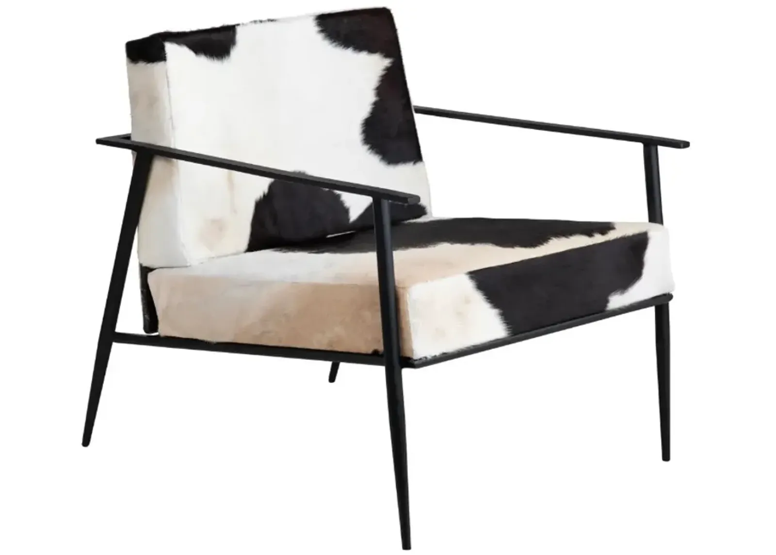 Crestview Collection Ranchero Black/White Accent Chair