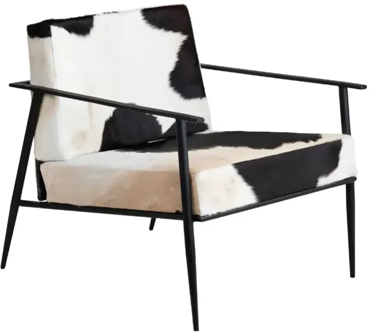 Crestview Collection Ranchero Black/White Accent Chair