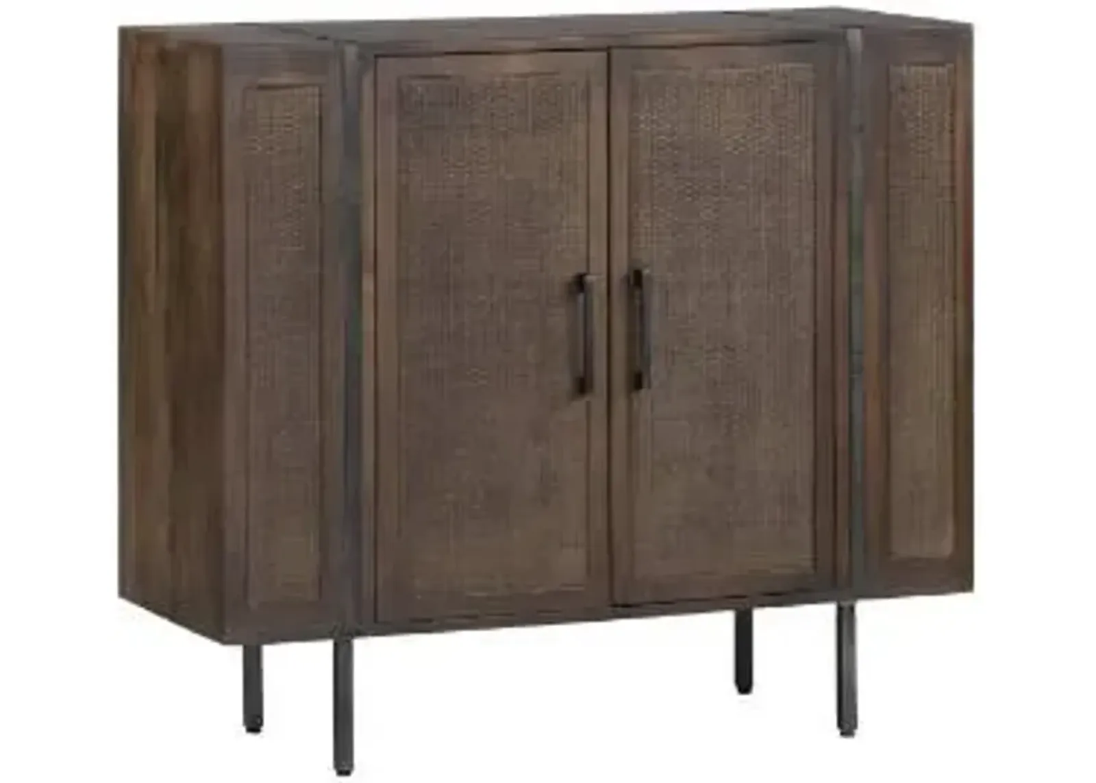 Crestview Collection Kingston Brown Cabinet