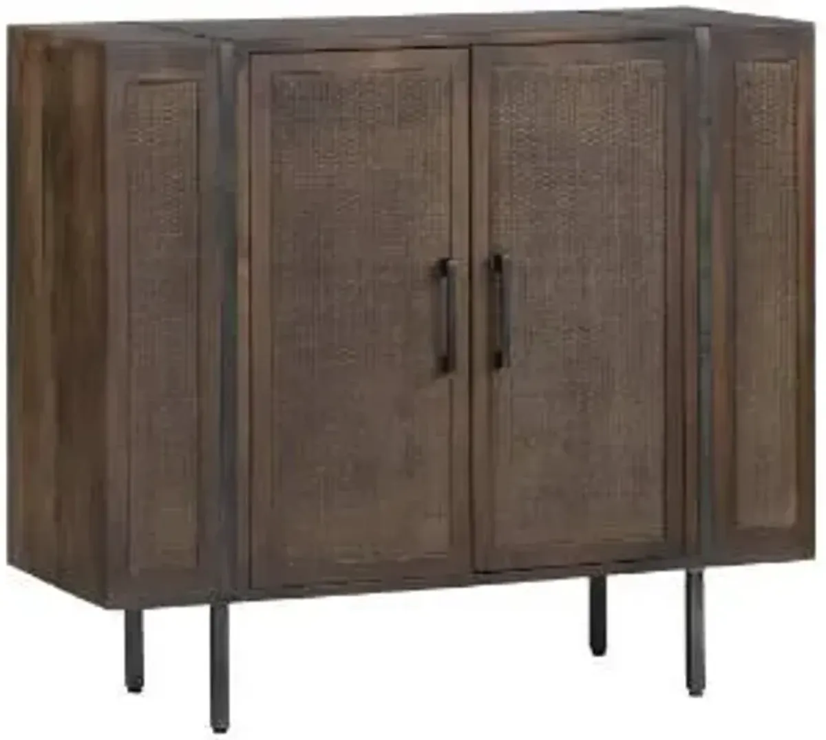 Crestview Collection Kingston Brown Cabinet