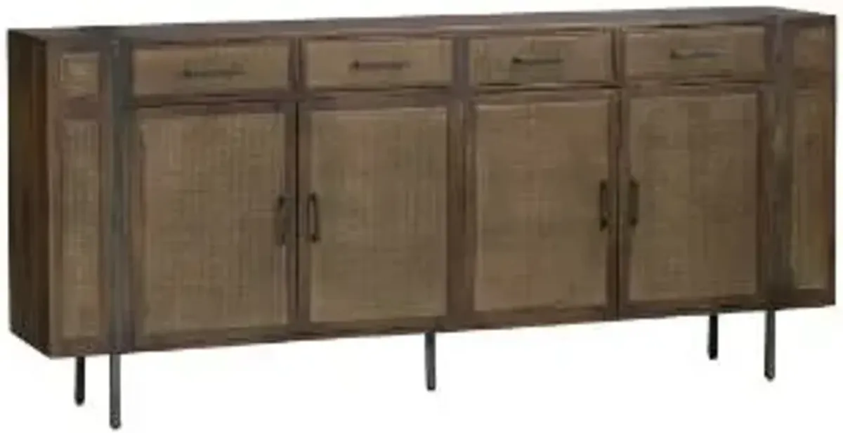 Crestview Collection Kingston Brown Sideboard