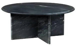 Crestview Collection Noir Black/Dark Gray Cocktail Table