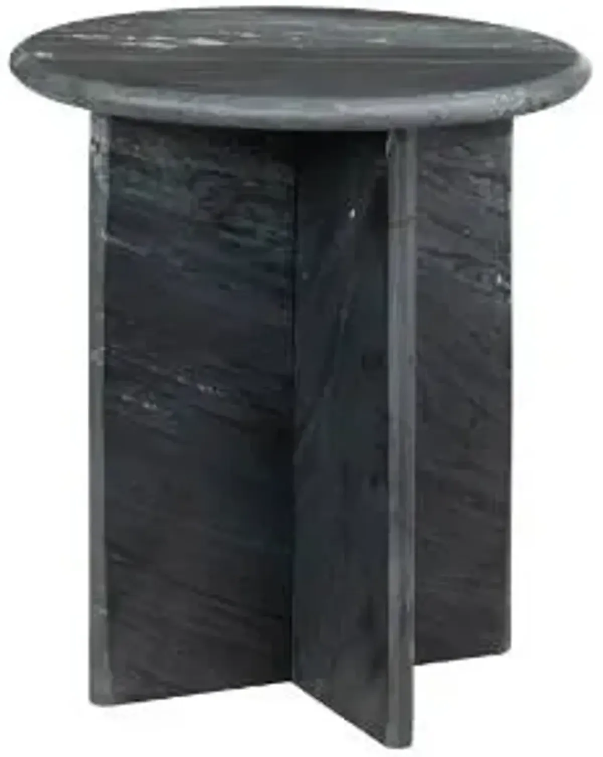 Crestview Collection Noir Black/Dark Gray End Table