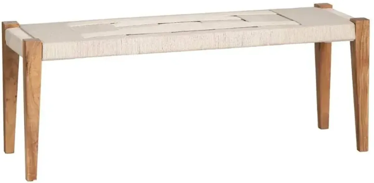 Crestview Collection Biscayne Natural Accent Bench