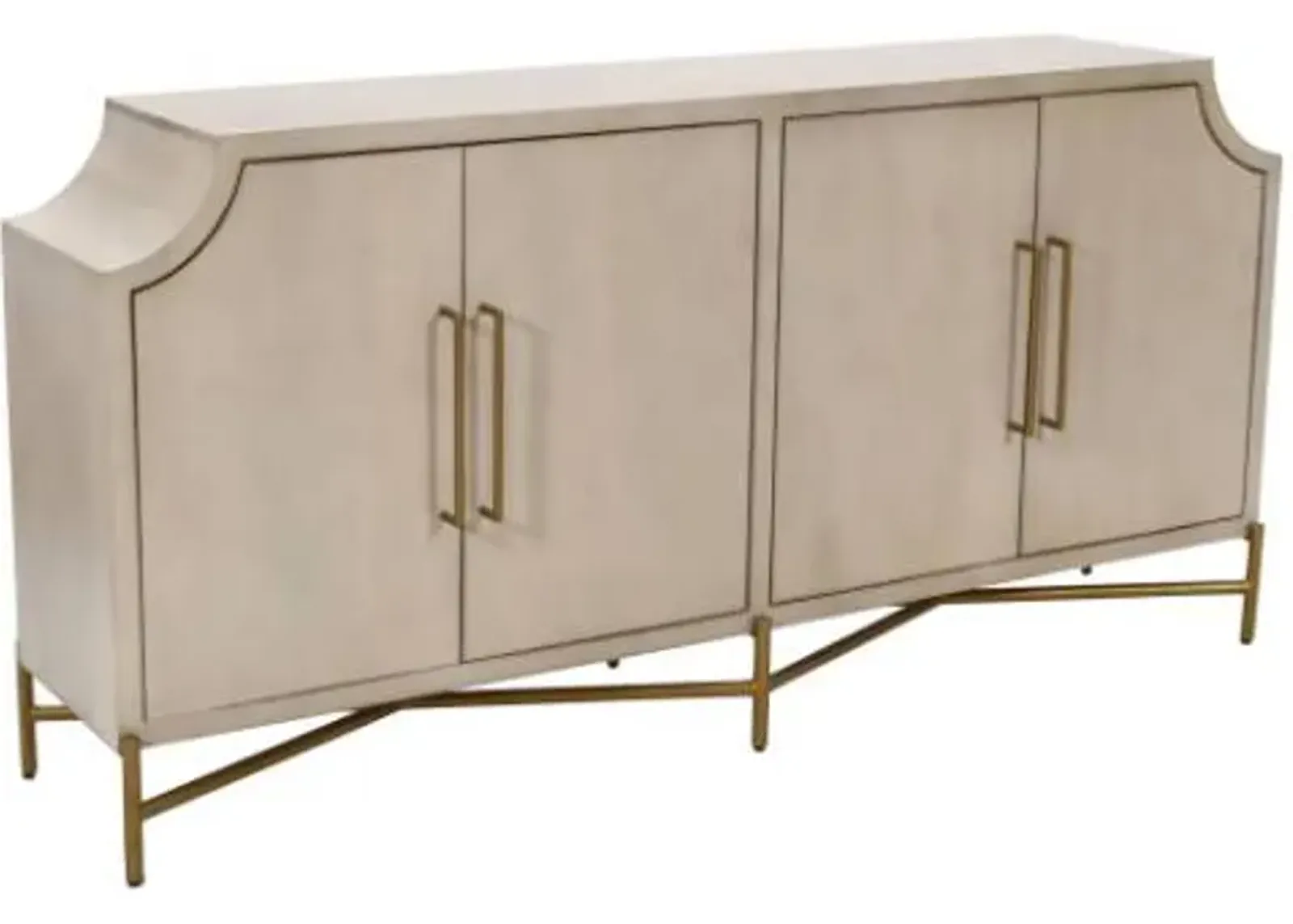 Crestview Collection Capital White Sideboard