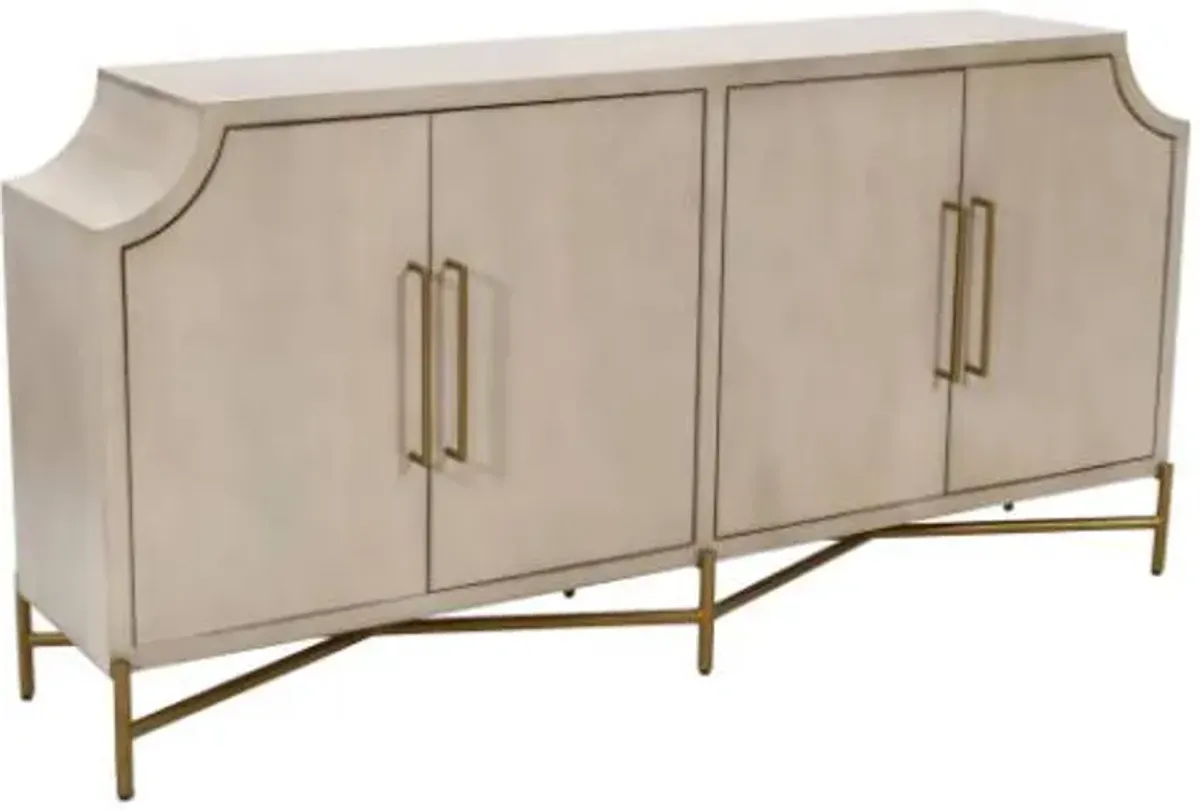 Crestview Collection Capital White Sideboard