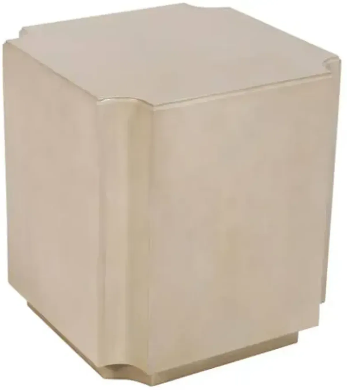 Crestview Collection Capital White End Table