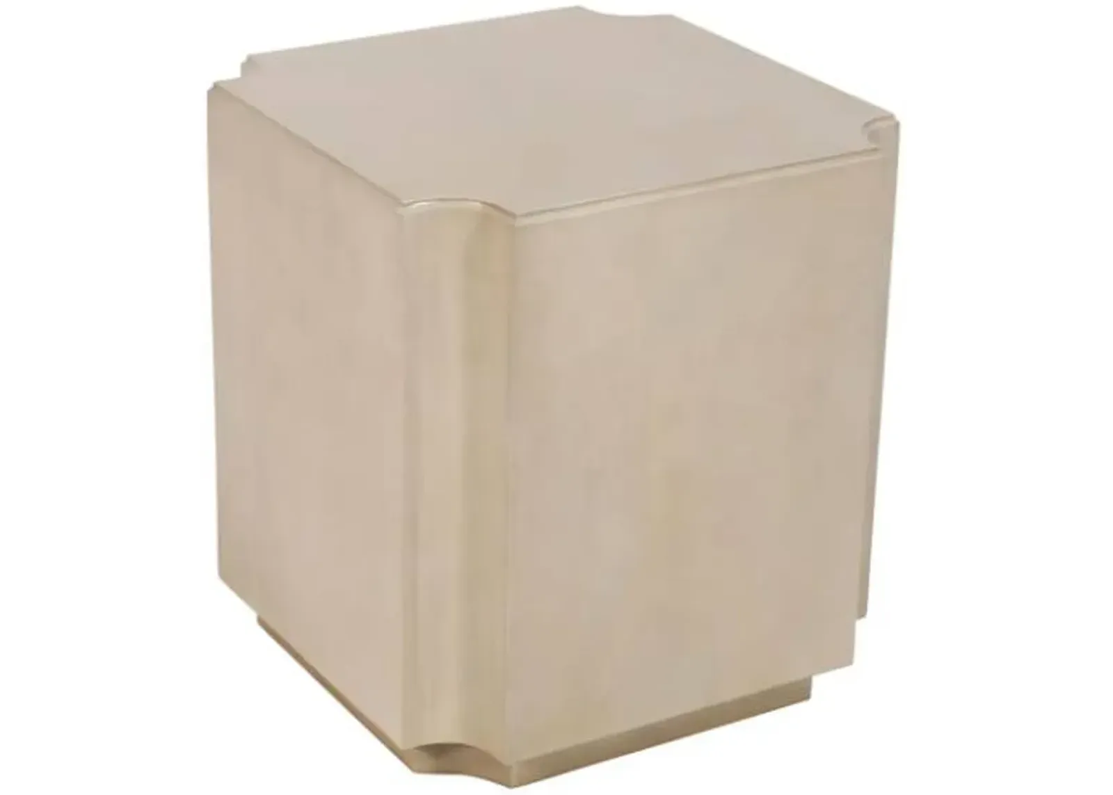 Crestview Collection Capital White End Table