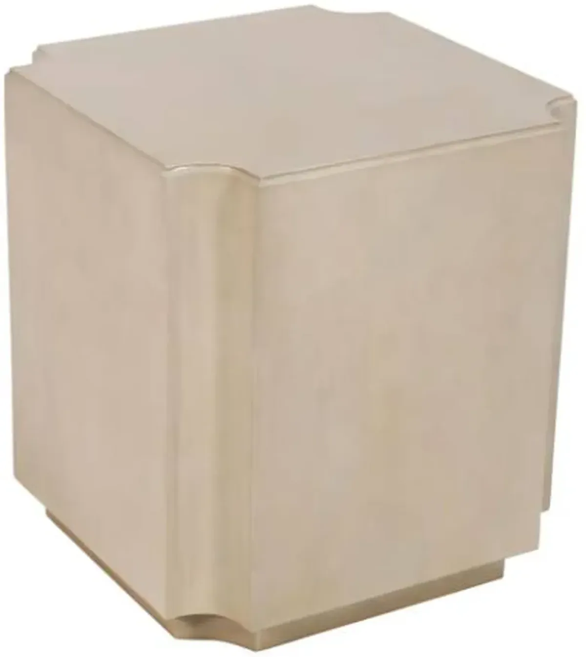 Crestview Collection Capital White End Table