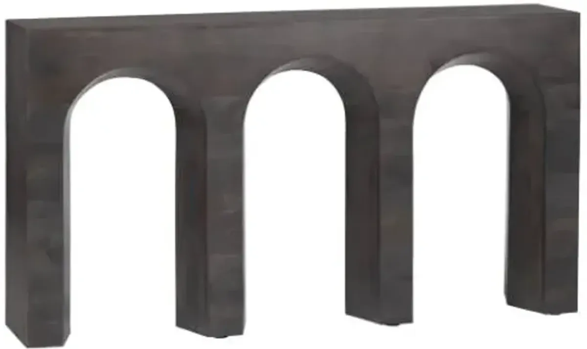 Crestview Collection Trinity Brown Console Table