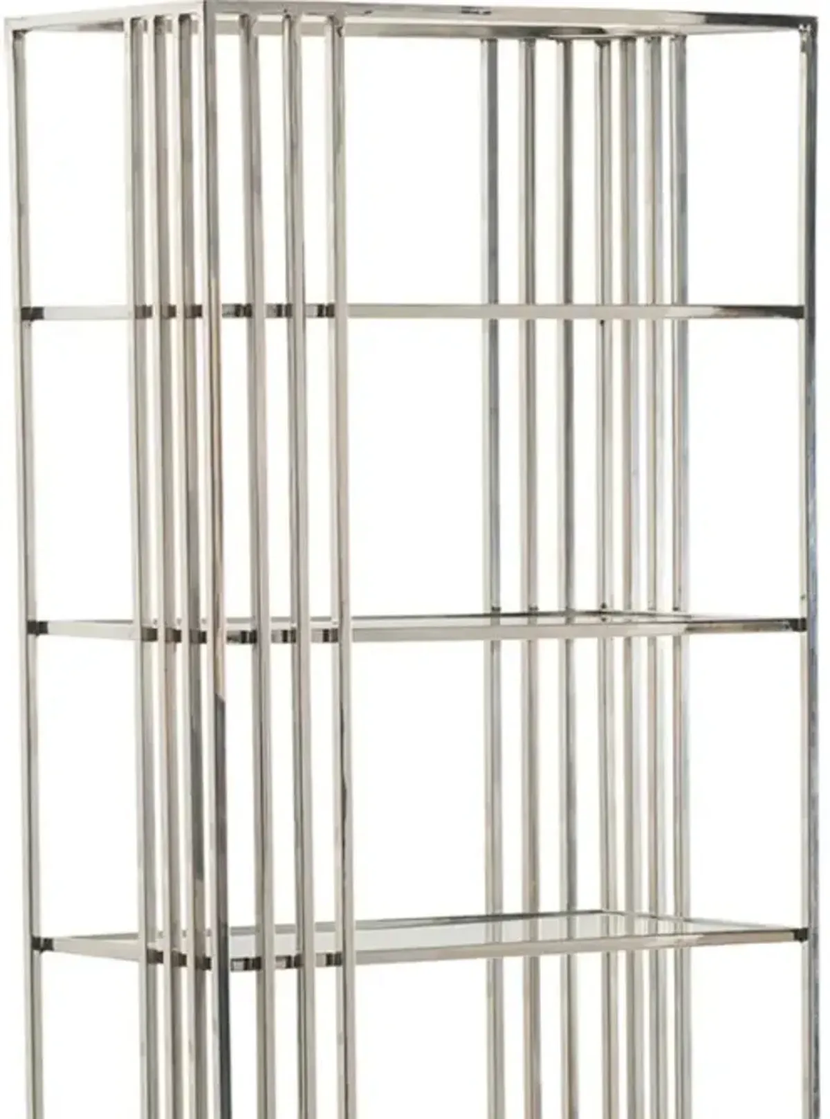 Crestview Collection Drexel Light Gray Etagere
