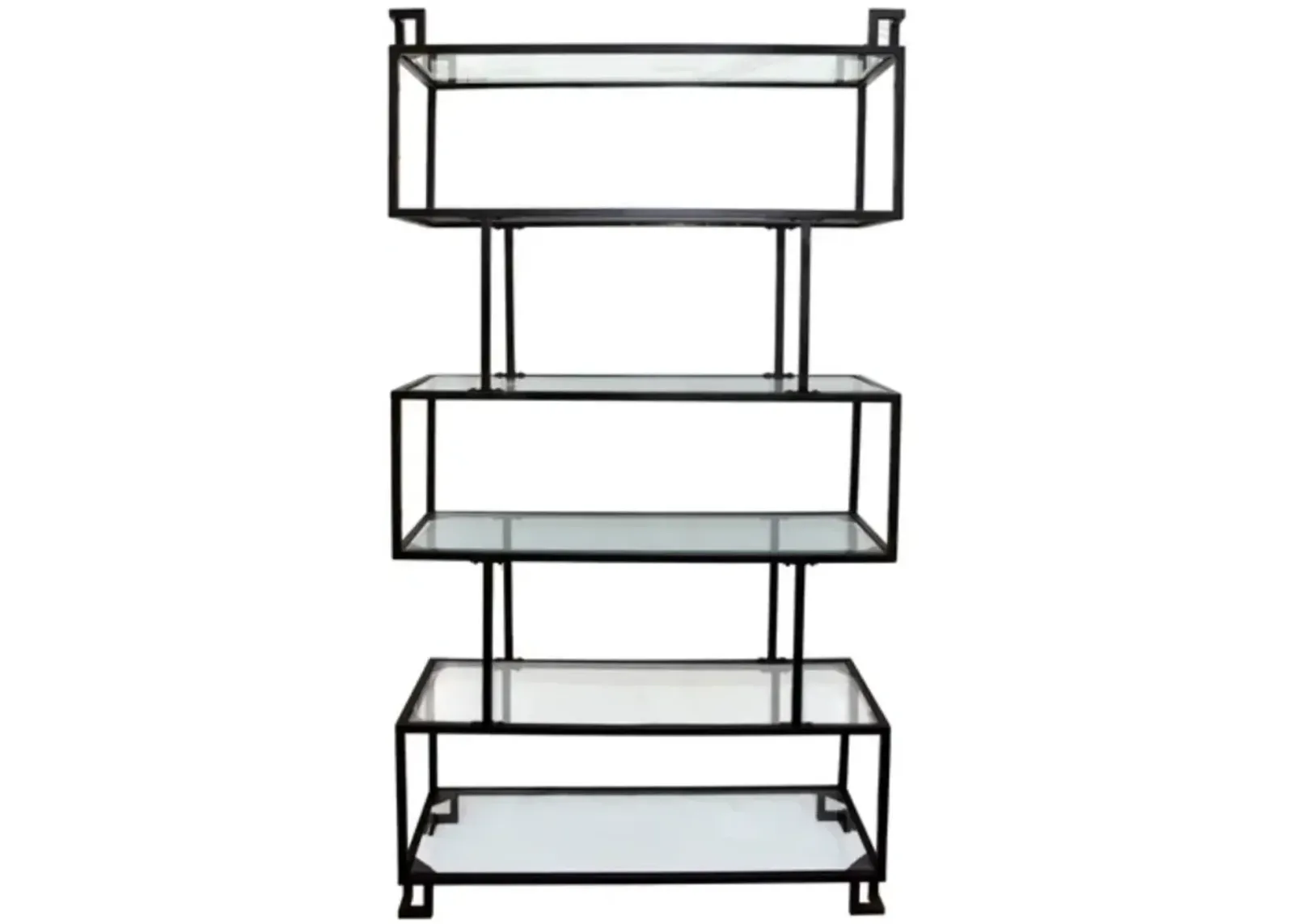 Crestview Collection Belvedere Black Etagere