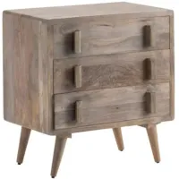 Crestview Collection Emma Taupe Mango Wood Chest