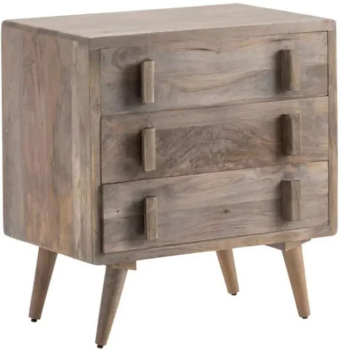Crestview Collection Emma Taupe Mango Wood Chest