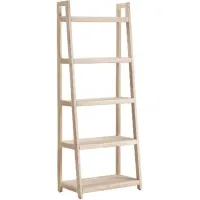 Crestview Collection Bengal Manor White Wash Angled Etagere